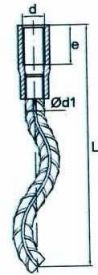 Lifting Wavy Tail SHORT Anchor - LWS