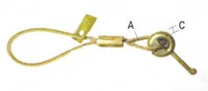 Cuerda de elevación con eslabón - HAL1